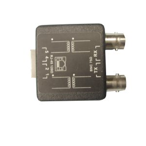Adaptador 2xBalun BNC-RJ45ap hembra a hembra