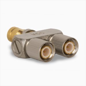 Adaptador en "Y" 1.6/5.6 macho a hembra