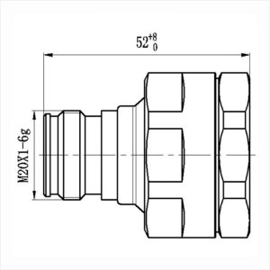 Conector 43(h) quick-fit RMC 50-78