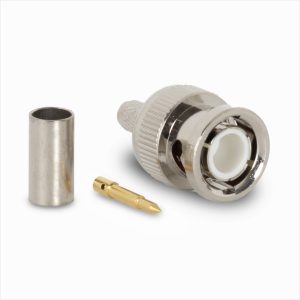 Conector BNC75 macho full-crimp Flex-3.9 5