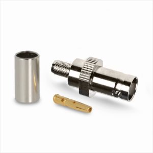 Conector BNC hembra full-crimp RG-58/CU