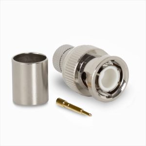 Conector BNC macho full-crimp RG-214/U