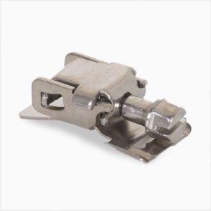 Cabeza de apriete para fleje inox ranurado 9mm