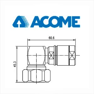 Conector 716 - Macho 90° - 12F
