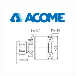 Conector N - Macho - 78LA