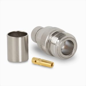 Conector N hembra full-crimp RG-213 214 400