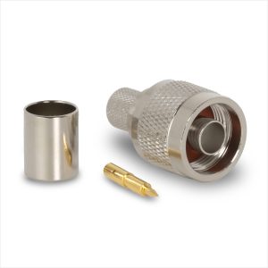 Conector N macho full-crimp RG-214 400