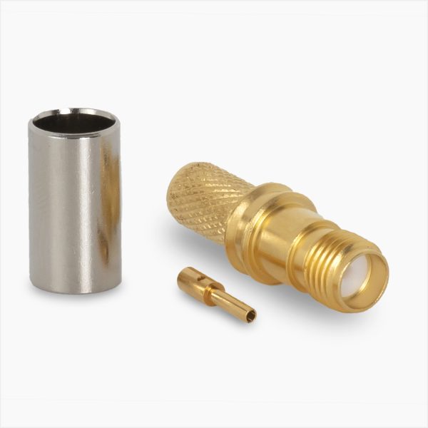Conector SMA hembra full-crimp RG-223 240