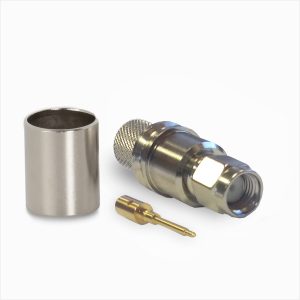 Conector SMA macho full-crimp RG-214/U