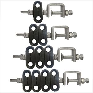 Grapa exterior gemela 12